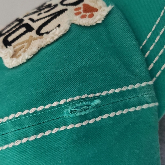 KBETHOS | NWT Women's Distressed Embroidered Baseball Cap "Dog Vibes Only" - Picture 10 of 12